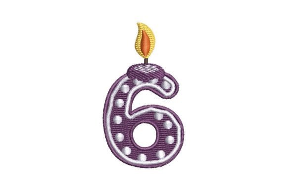 Birthday Candle Number 6: A Sweet Embroidery Review