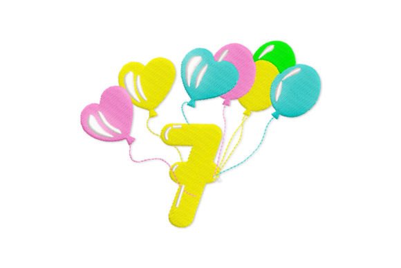 Birthday Number 7 Embroidery Design Review