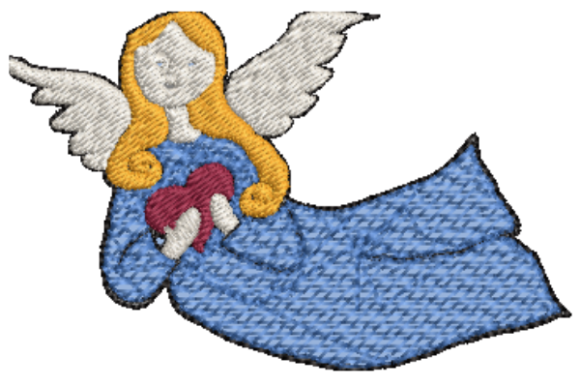 Folk Art Angel Heart: A Seasonal Embroidery Review