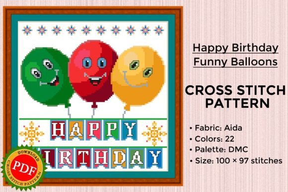 Happy Birthday Cross Stitch Pattern Review
