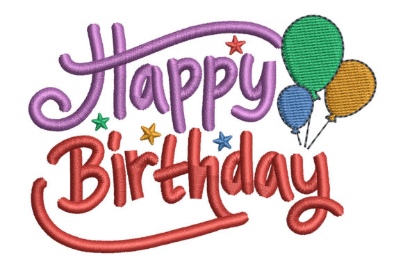 Happy Birthday Text with Balloons Review