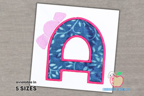 Letter a with Bow Applique: A Designer’s Review for Small Business Branding