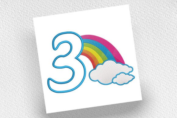 Rainbow Birthday Number Three Review