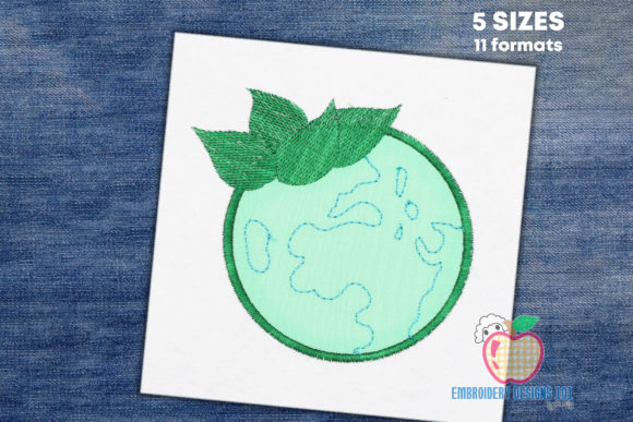 The Earth Made with the Leaves Applique